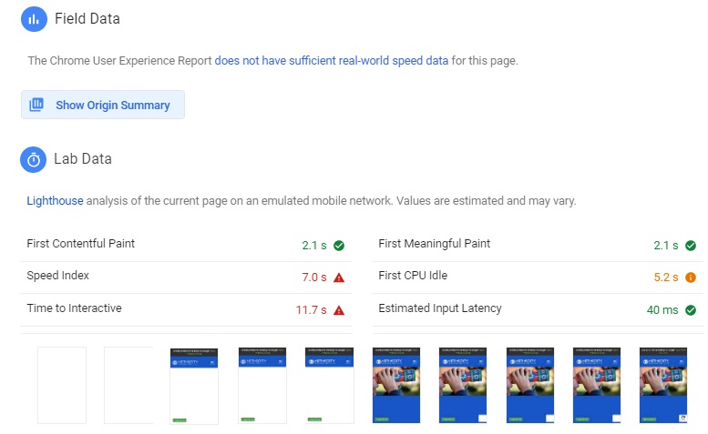 Guide to Page Speed Metrics after the Lighthouse Update